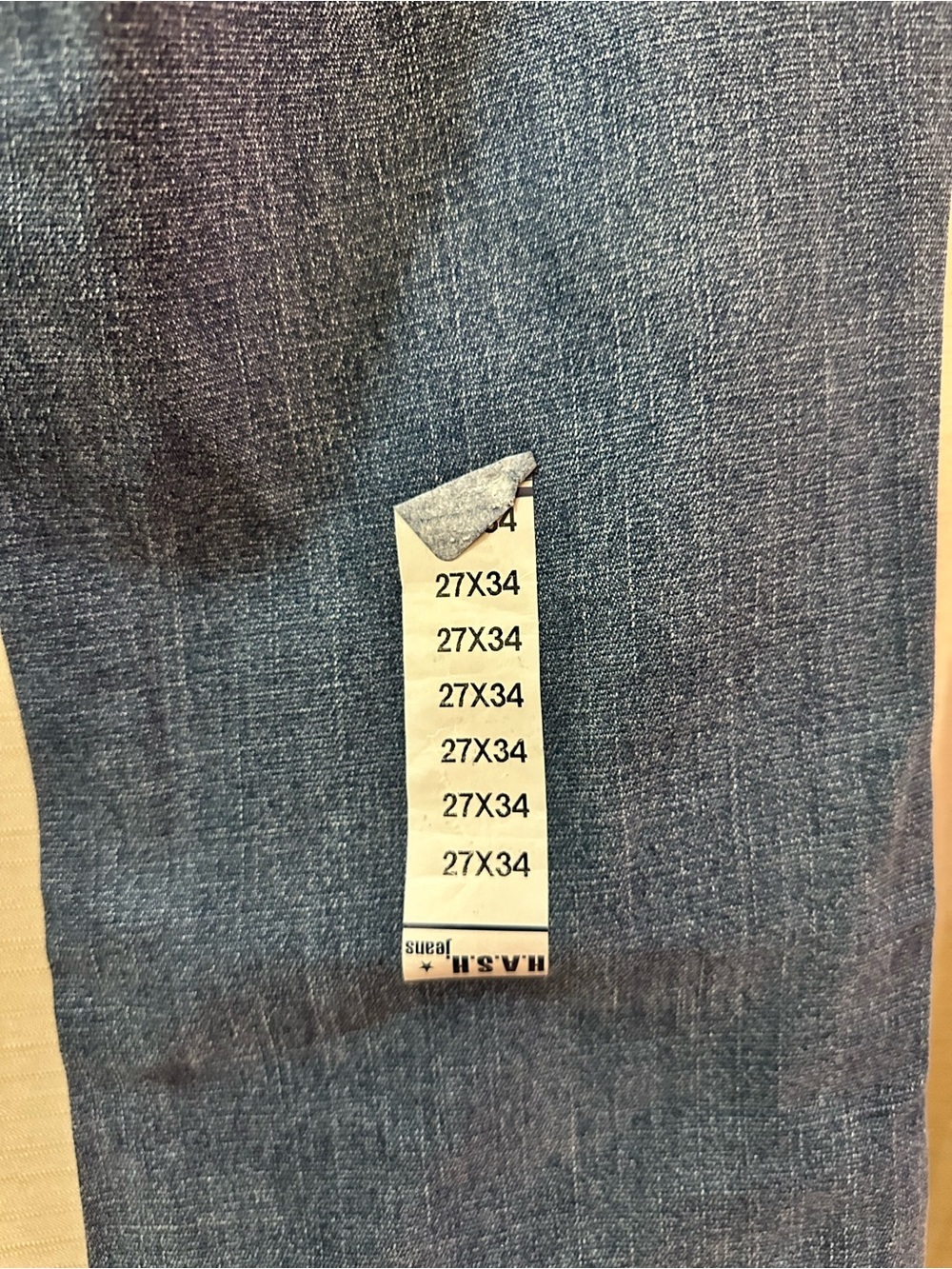 Vintage Y2K H.A.S.H. Jeans NWT Women’s 27x35 Bootcut Canada Made Denim Size 6 - Picture 8 of 9